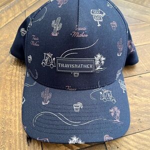 TravisMathew Men’s Drop In The Ocean SnapBack Baseball Cap Flexfit 63%Cotton